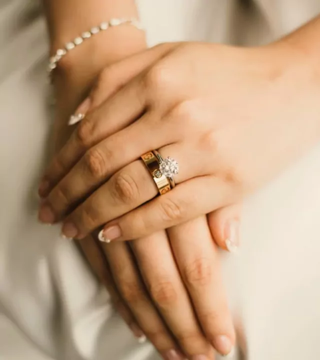 Diamond Wood Ring - Image 2
