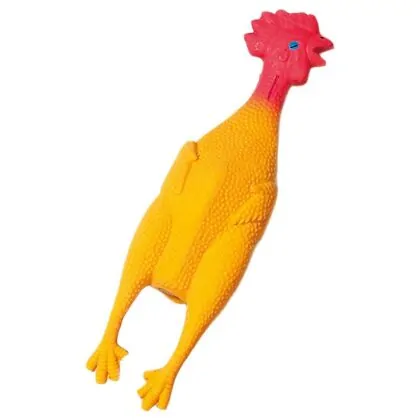 Latex Rubber Chicken — Squeaker Toy