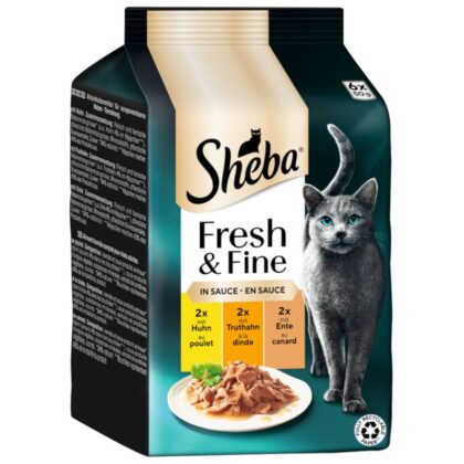 Sheba Fresh Choice — Mini Pouches (6 × 50g)